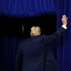 U.S. president and unindicted co-conspirator Donald Trump at a rally in Indiana on November 5, 2018
